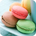 macaron wallpaper android application logo